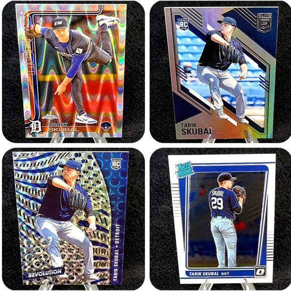 Tarik Skubal RC Insert Baseball Card Lot, Detroit Tigers - Picture 1 of 9